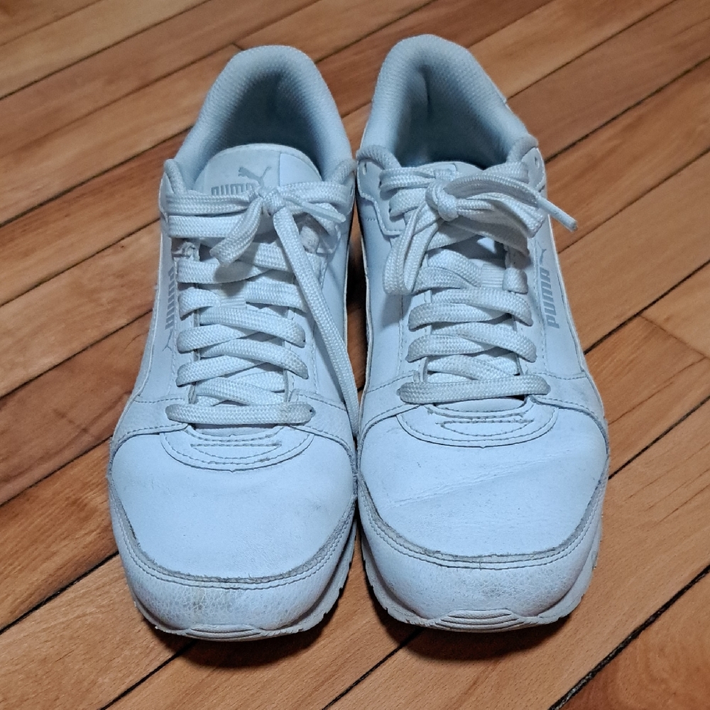 Puma Men's ST Runner Classic White Sneakers